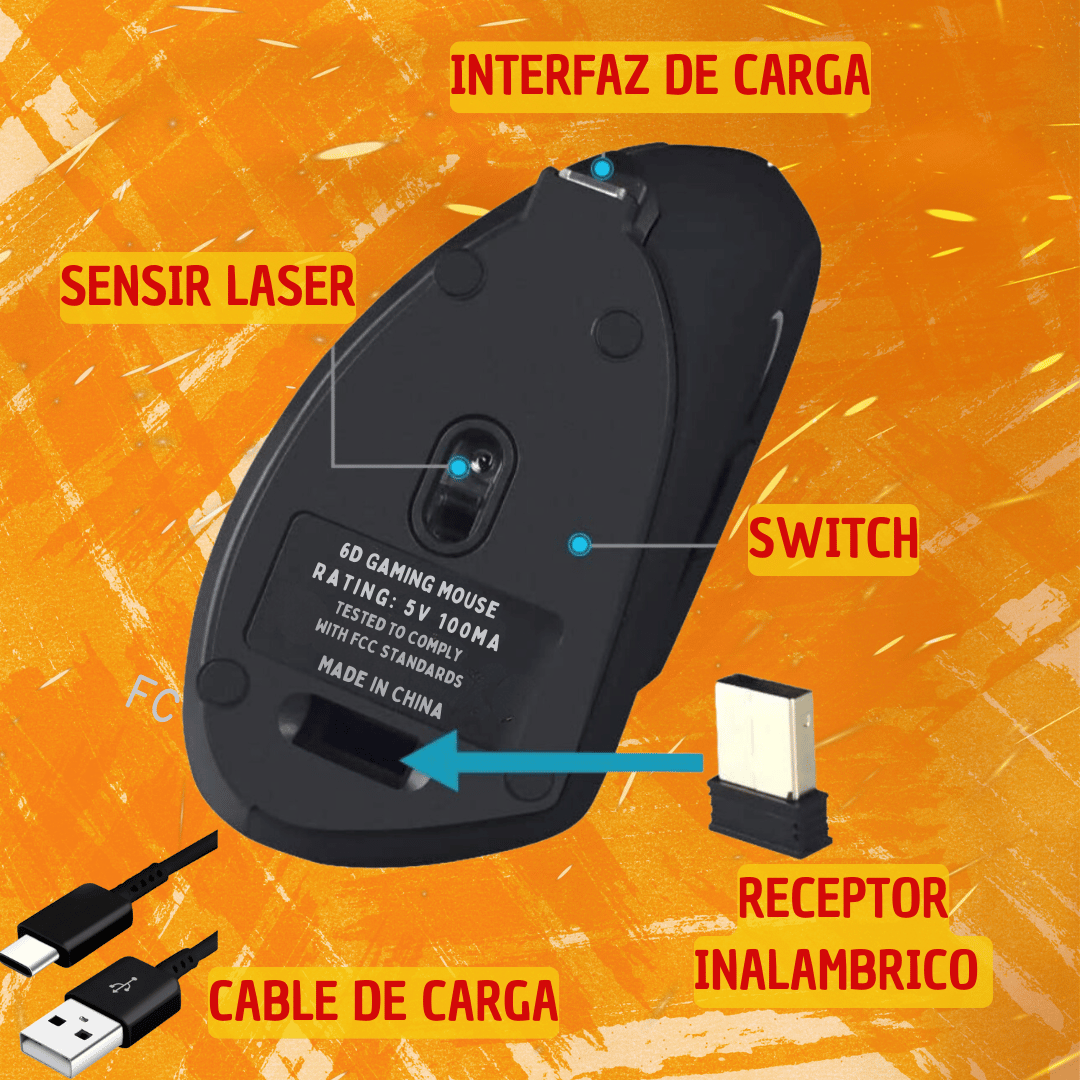 Mouse vertical Rise HP Inalámbrico Recargable®: Solución Ergonómica para tu Comodidad y Productividad